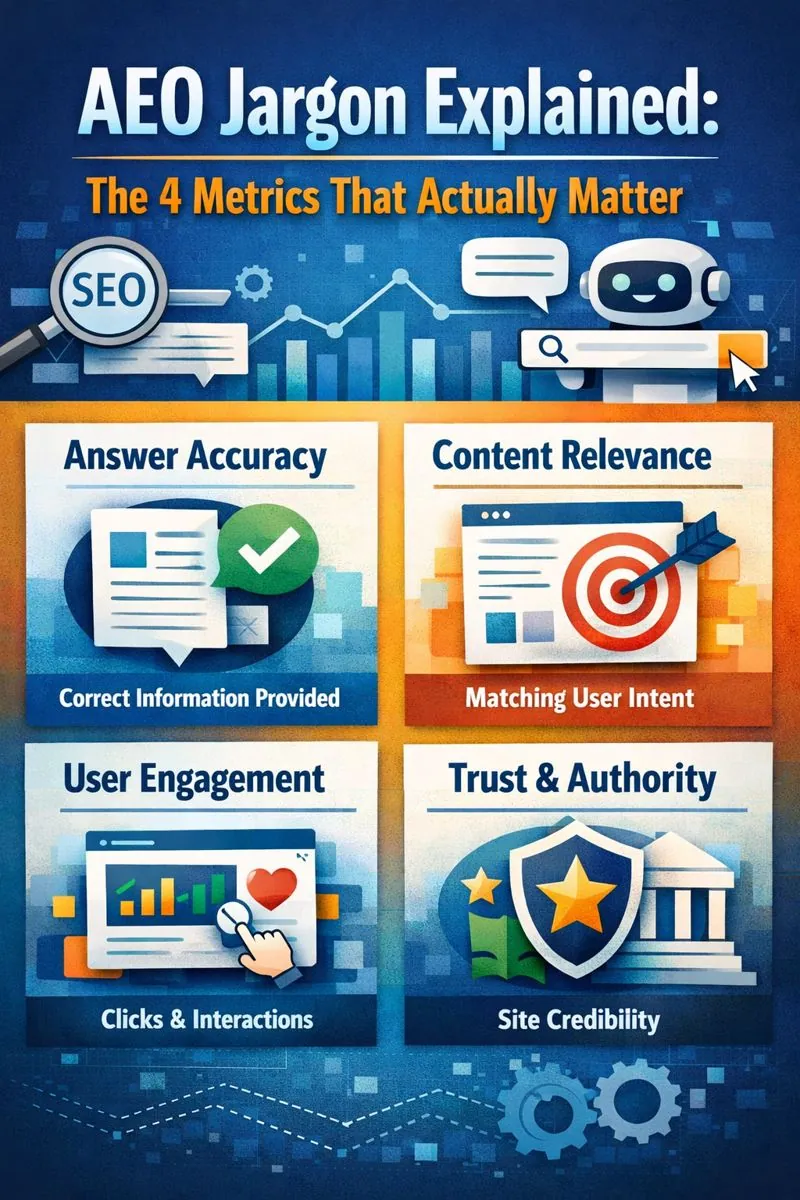 AEO Jargon Explained: The 4 Metrics That Actually Matter