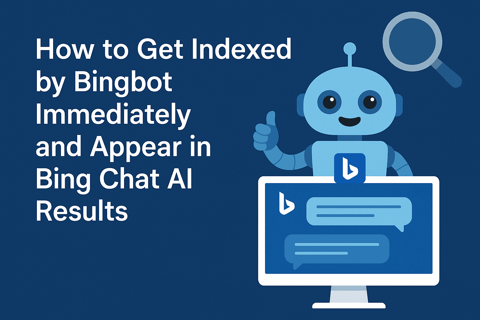 How to Get Indexed by Bingbot Immediately and Appear in Bing Chat AI Results