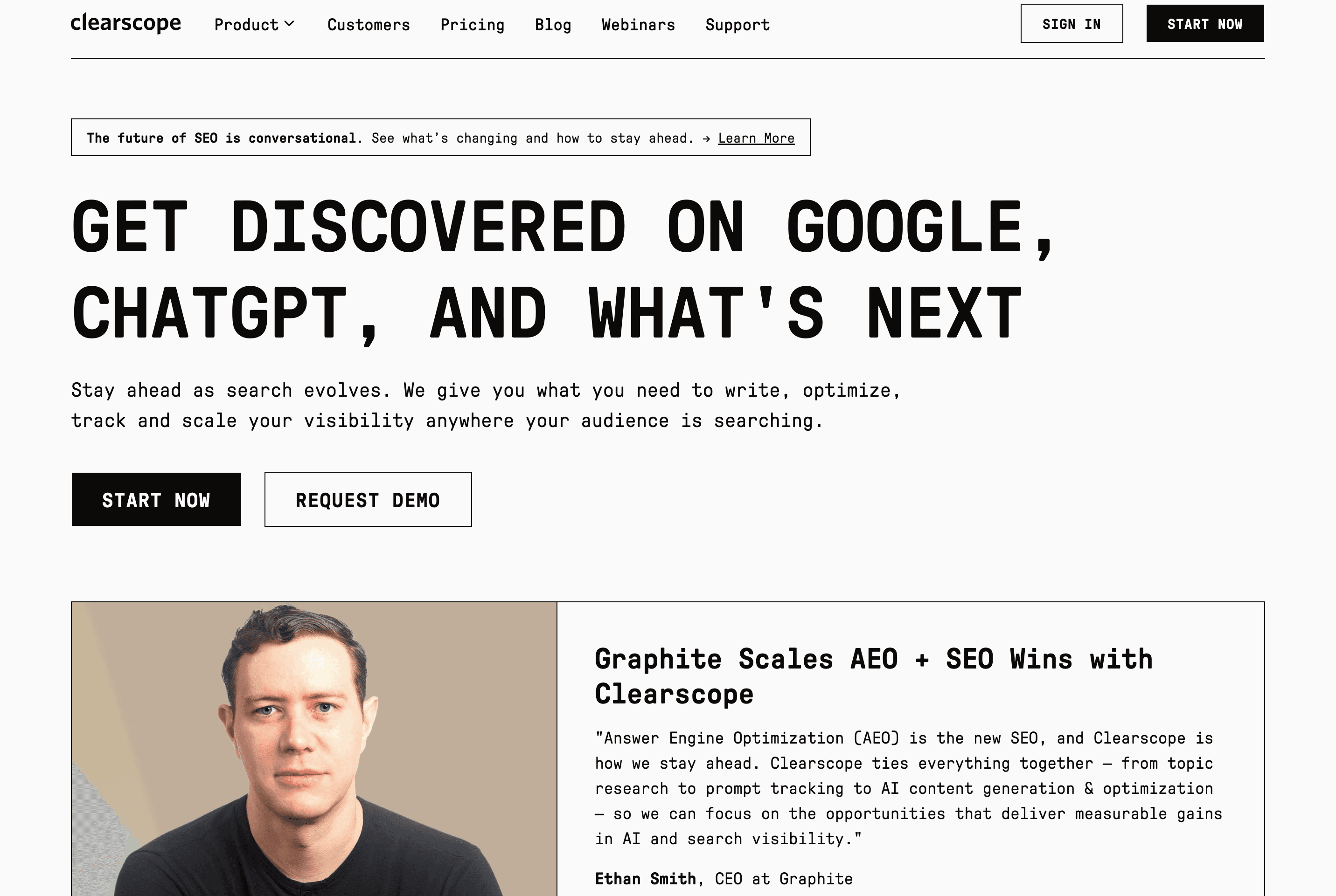 Clearscope Semantic Analysis Platform