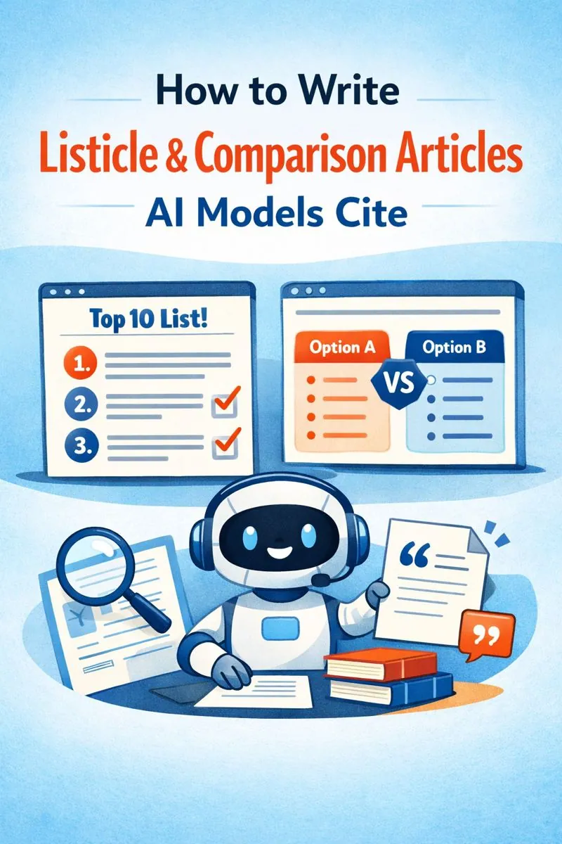 How to Write Listicle Articles AI Models Cite