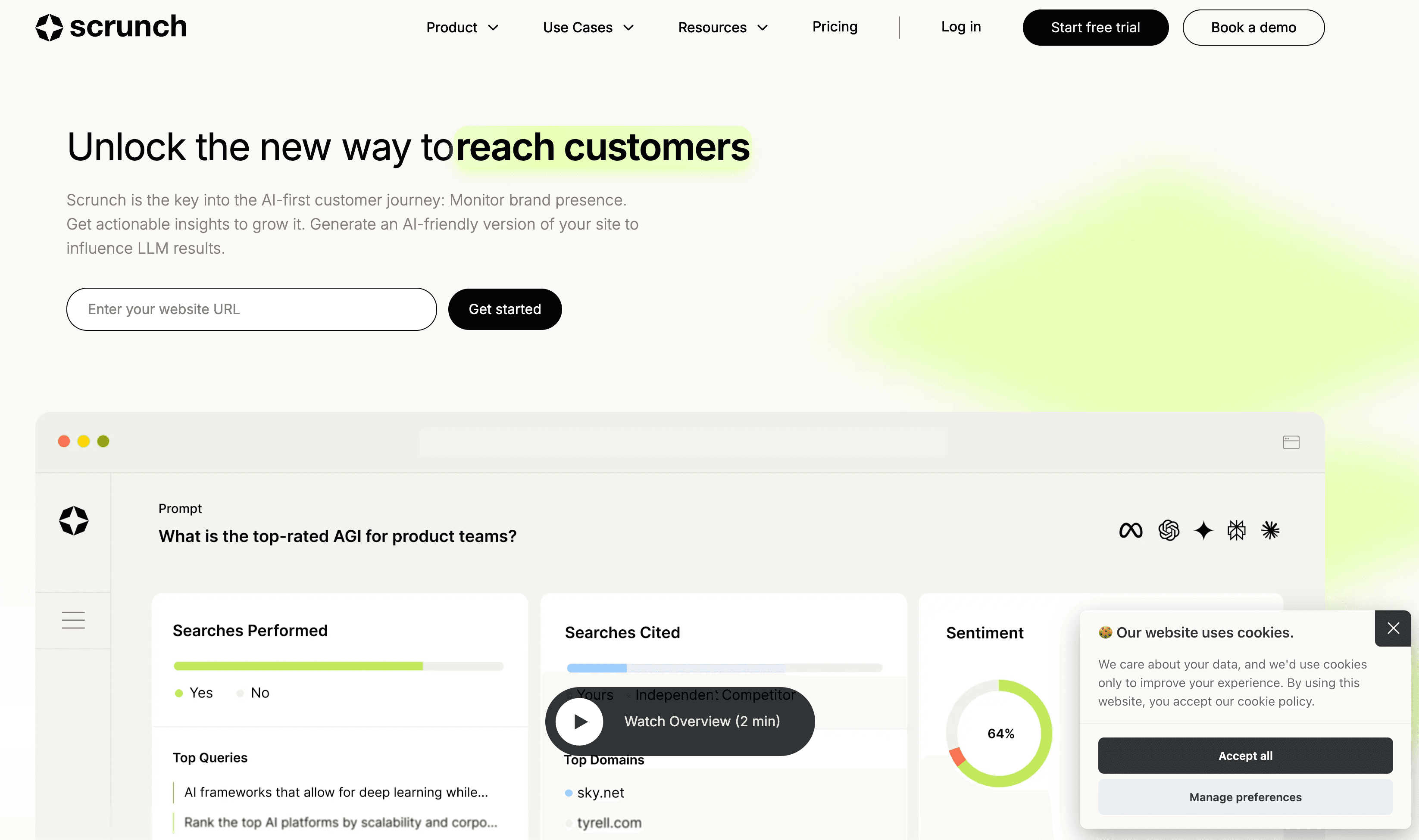 Scrunch AI Visibility Tracking Platform