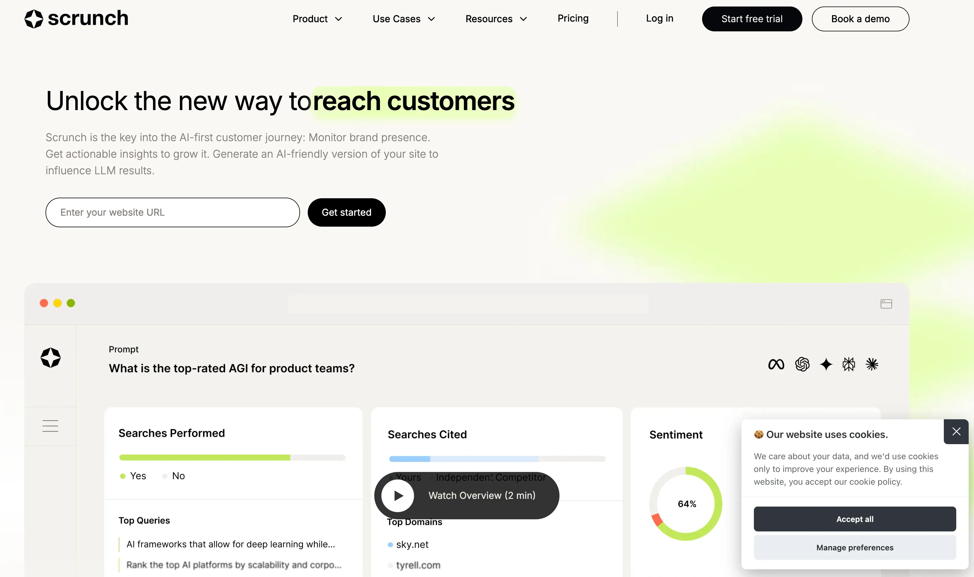 Scrunch AI Visibility Tracking Platform